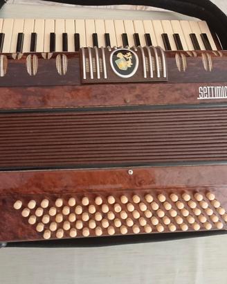 Fisarmonica vintage Settimo soprani anni 1945/50