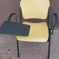 Sedia con Scrittoio in Legno