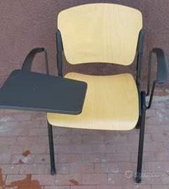 Sedia con Scrittoio in Legno