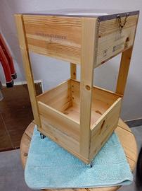 carrello contenitore con cassette Ca Del Bosco 