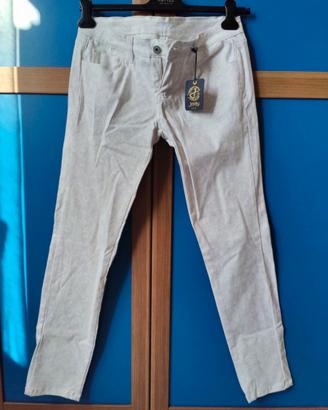 Pantalone Bianco Rosa Donna Jossy