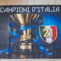 Bandiera Inter 21° Scudetto ⭐⭐ 150x90 Campioni D'i