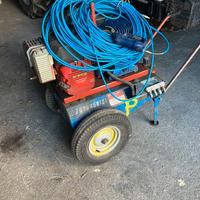 Motocompessore a motore con forbici pneumatiche