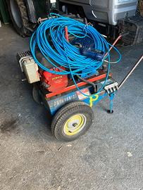 Motocompessore a motore con forbici pneumatiche