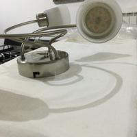 Planfoniera  Argento a tre lampadine