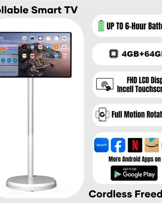 Monitor Portatile Smart TV Touch Android