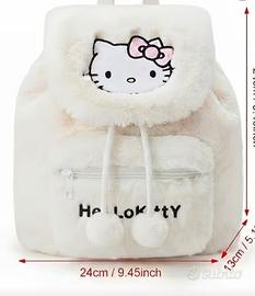 zainetto nuovo!!! peluches hello Kitty  bianco 
