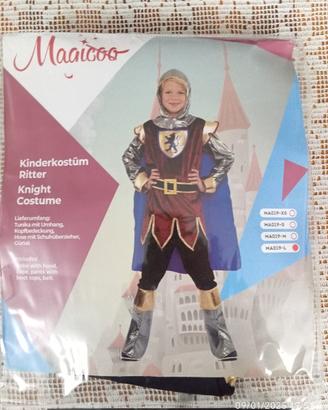 Costume carnevale cavaliere taglia L  bambini