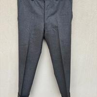 Pantaloni sartoriali grigio melange Canonico
