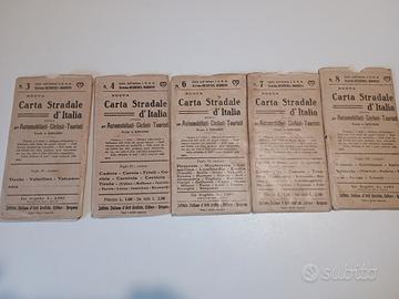 Carta Stradale Italia IIDAG.  XX SECOLO.
