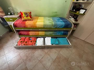 Letto doppi a scomparsa marca moretti