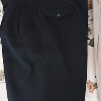 Pantaloni lana tg 52 neri