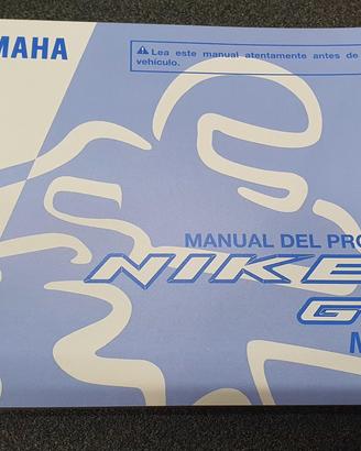 USO E MANUTENZIONE MANUALE YAMAHA PER NIKEN GT 850