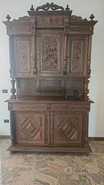 mobile credenza legno massello lavorato