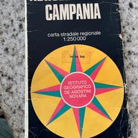 Carta stradale mappa de agostini Abruzzi molise
