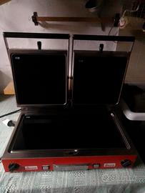 Piastra doppia in vetroceramica