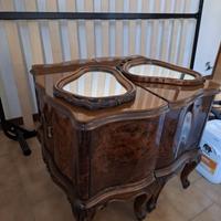 Camera matrimoniale completa in stile chippendale