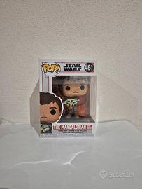 Funko Pop! Star Wars, The Mandalorian with Grogu