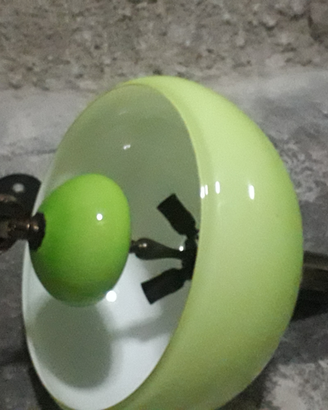 Lampadario anni 60-70 con carrucola