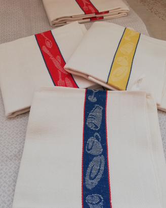 Set Strofinacci cotone spigato