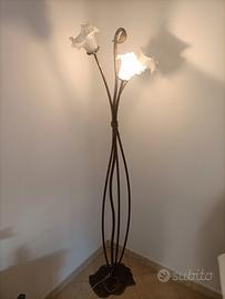 Piantana in ferro battuto