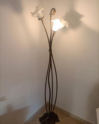 Piantana in ferro battuto