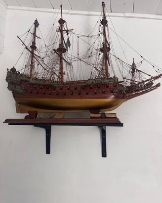Modellino nave vasa 17 secolo