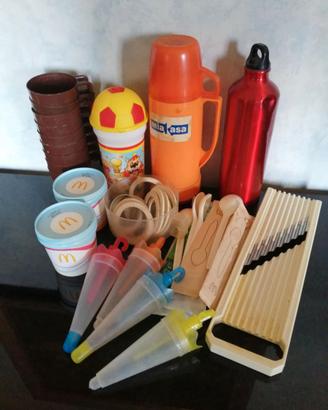 lotto casalinghi gadget per cucina vari utensili