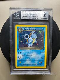 Dark Blastoise #3/82 Team Rocket - 1 ed - BGS 9