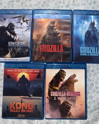 Godzilla e King Kong Film Bluray 