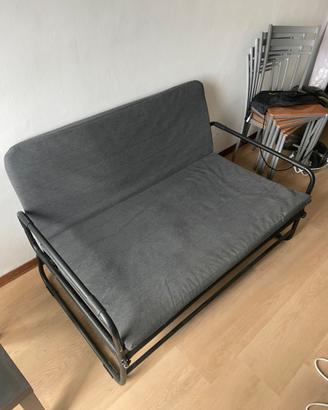 Divano letto IKEA HAMMARN grigio