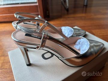 Sandalo Decollete Only 39 Argento