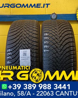 2 Gomme al 80% 215/55/17 LAUFENN 4 Stagioni - Cant