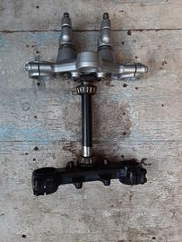 Canotto di sterzo con piastre per bmw f650