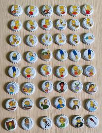 Collezione completa di tappi corona Simpson 1996