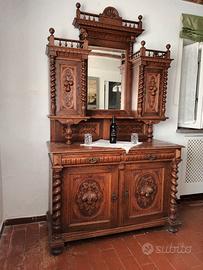 Credenza in noce massello
