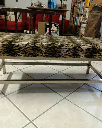 Panca Design Moderno - Seduta Tigrata Animalier e 