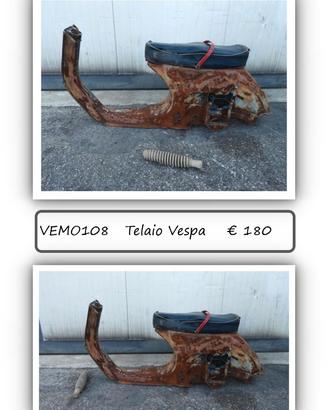 Parti di moto - carcassa moto - telaio vespa 