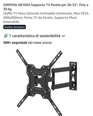 Staffa tv muro