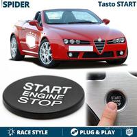 Tasto START STOP per Alfa Spider Pulsante NERO
