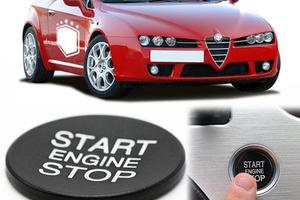 Tasto START STOP per Alfa Spider Pulsante NERO