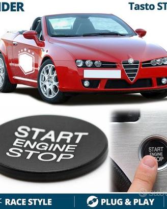Tasto START STOP per Alfa Spider Pulsante NERO