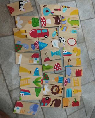 Domino in legno