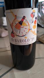vino Barolo con firma