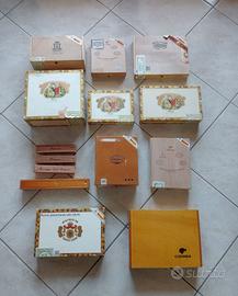 Scatole sigari vuote