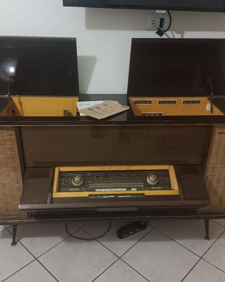 Mobile Radiofonografo Vintage SABA Automatic 125 S