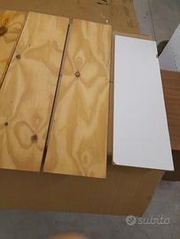 6 Mensole in legno.
