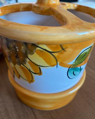 Scola posate in ceramica Vietri