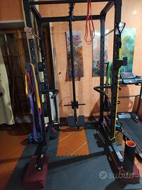 Home Gym Completo Adidas Rack + Panca + 100kg Pesi