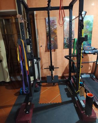 Home Gym Completo Adidas Rack + Panca + 100kg Pesi